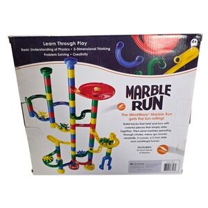 MindWare Marble Run 70 Piece STEM Building Set Kids Learning Open Box Complete